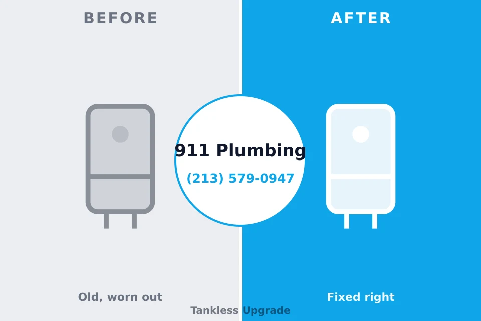 Before and after: plumbing repair Belle Haven, VA